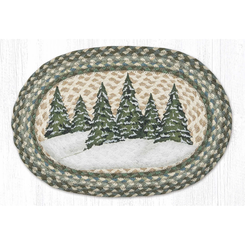 Capitol Earth Braided Jute Christmas Placemats Good's Store Online