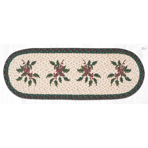 Holly braided runner