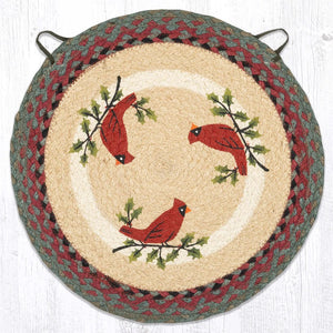 Holly Cardinal chair pad