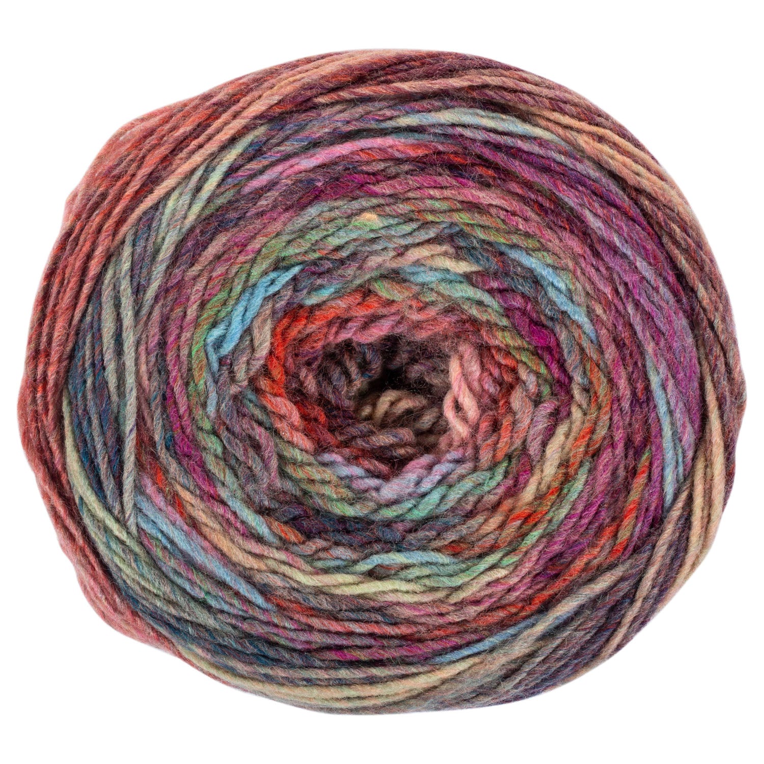 Red Heart Yarn Roll With It Melange Multi-Color Yarn 5.29 oz E890 ...