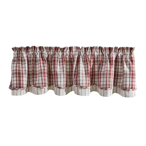 Lined, Layered Valance, Homestyle Curtains 4952