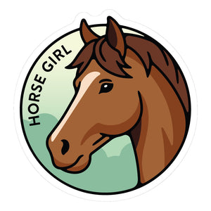 Horse Girl Sticker 2972-LSTK