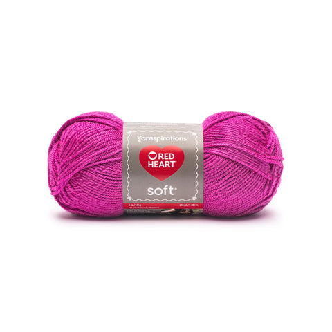 hot pink, Soft Yarn Solids E728 5 oz