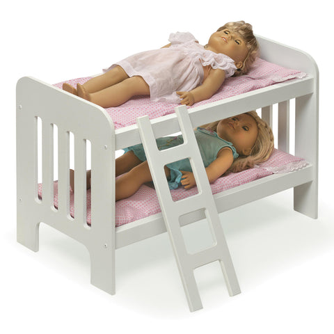 Baby Doll Bunk Bed with Bedding & Ladder 1855