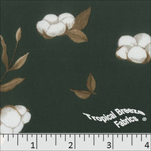 hunter, Interlock Knit Floral Print Polyester Fabric 57450