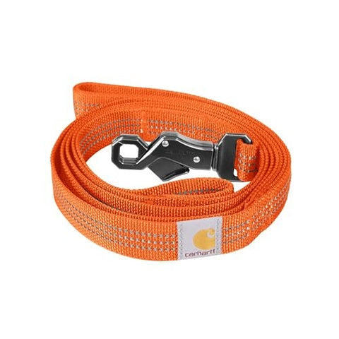 Carhartt Dual Handle Dog Leash in hunter orange
