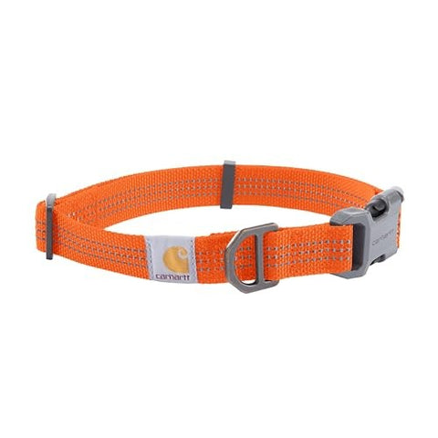 Carhartt Nylon Dog Collar in hunter orange