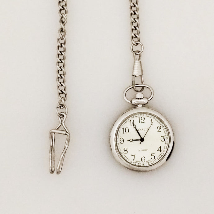 Men's Silver Pocket Watch 111