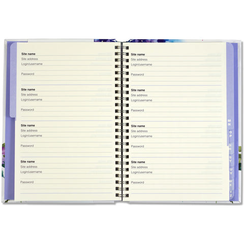 Inside of Hydrangeas logbook