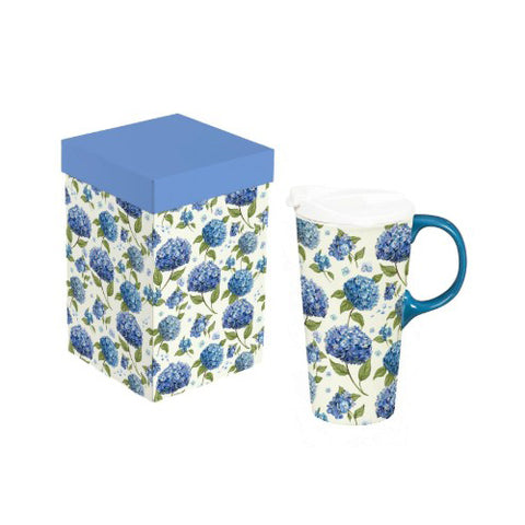 hydrangeas, Ceramic Perfect Cup with Gift Box TK2