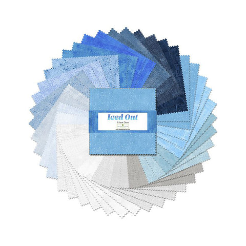 iced out, Wilmington 5 Karat Gems Precut Fabric Squares 507