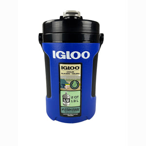 Igloo Latitude Pro half gallon beverage cooler in blue