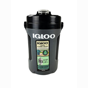 Igloo Latitude Pro half gallon beverage cooler in charcoal