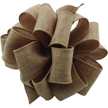 Natural Linen Wire Edge Ribbon