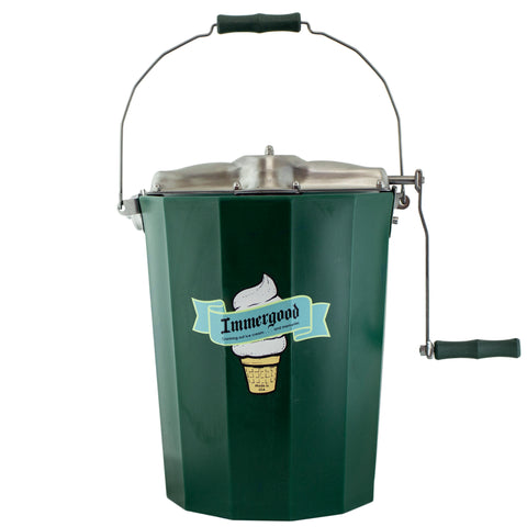 Hand cranked ice cream maker