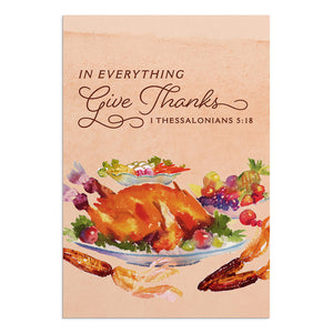 Thanksgiving card turkey