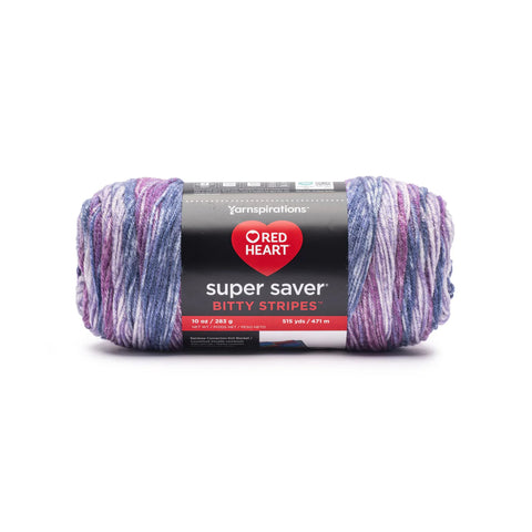 indigo, Super Saver Bitty Stripes Yarn E900 10 oz