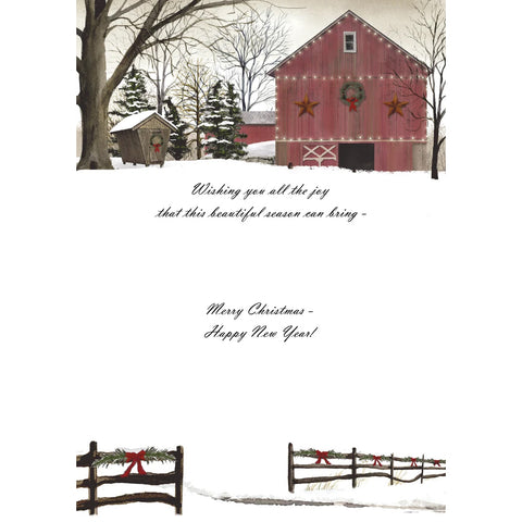 Old Red Barn Boxed Christmas Cards 52661