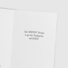 Inside of card Thanksgiving 