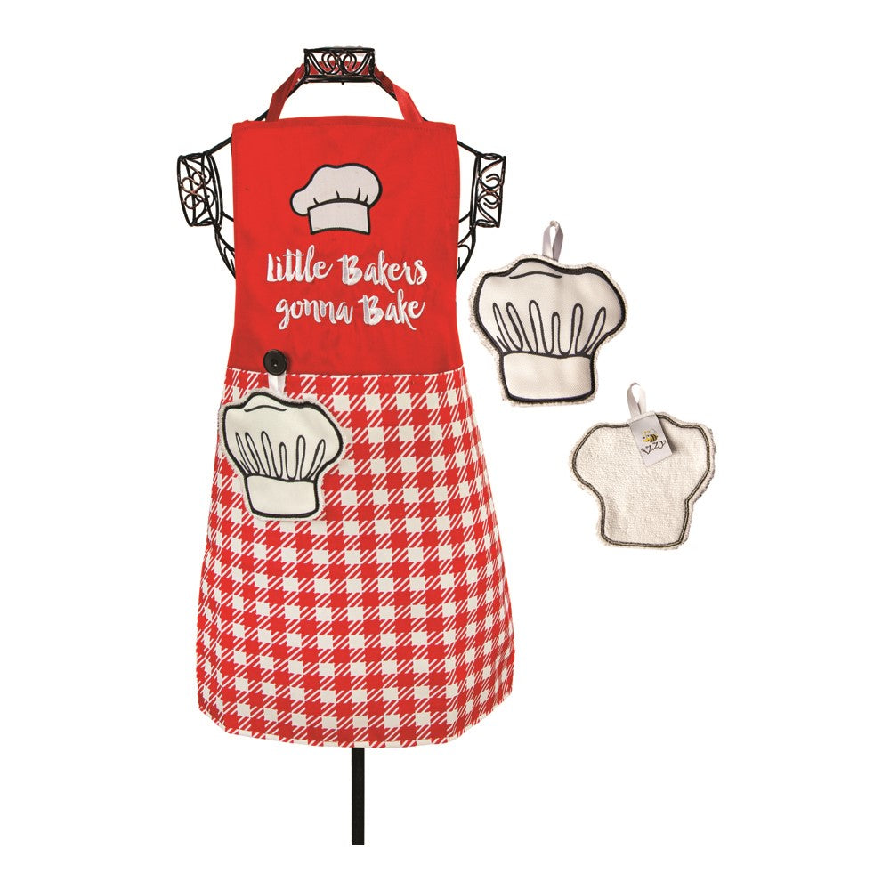 Little Bakers Gonna Bake Apron with Hand Towel Set IOIZLB