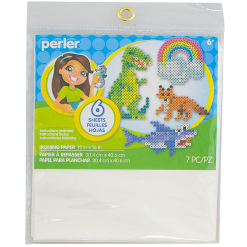 Perler bead ironing papers