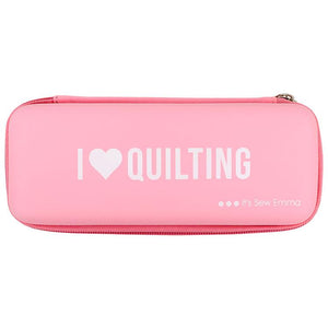 Pink I Love Quilting Rotary Cutter Case ISE-763