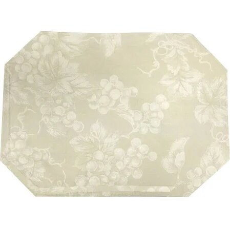 Vinyl Grapevine Tablecloths and Placemats