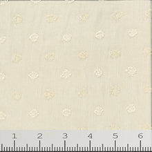 Fairy Ring Crinkle Polyester Fabric FRCP ivory