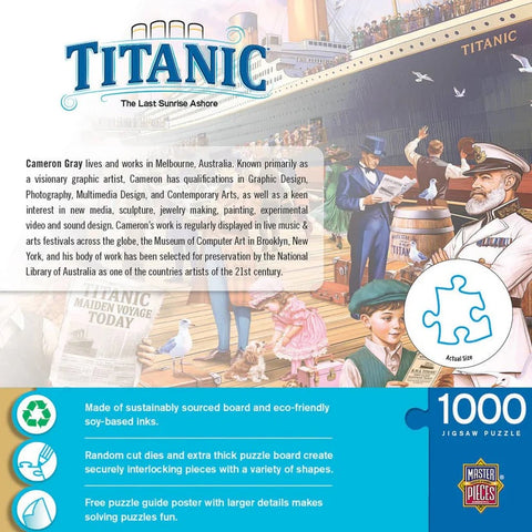 Titanic - The Last Sunrise Ashore 1000 Piece Jigsaw Puzzle 72666