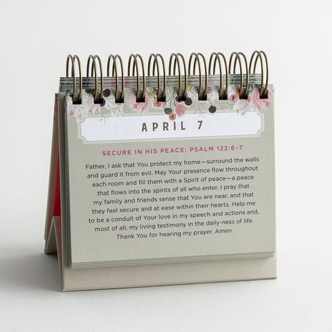 A Prayer A Day Perpetual Calendar Day Brightener J0523