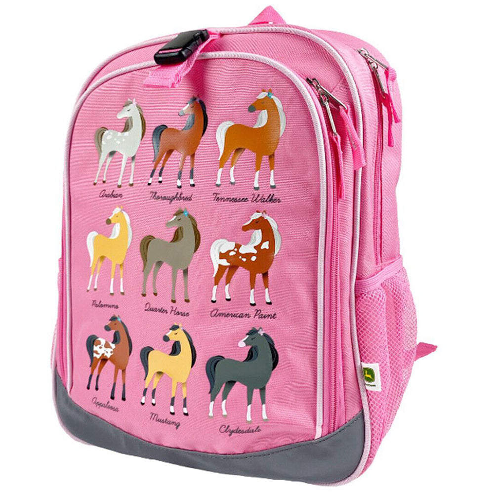 Pink Horse Breeds Backpack J2L418PC