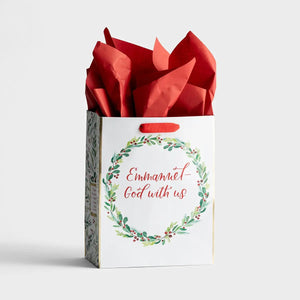 Emmanuel, God With Us Christmas Gift Bag J3981