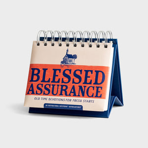 Blessed Assurance: Old Time Devotions for Fresh Starts - Perpetual Calendar Front Cover