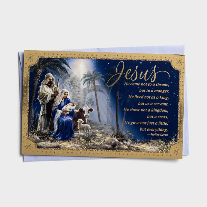 Jesus Nativity card with envelope