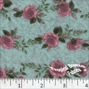 Liverpool Dress Knit Print Fabric Jade