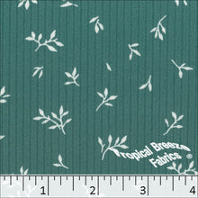Classic Rib Knit Print Fabric 32842 jade