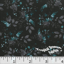 Jade, Crinkle Crepe Print Polyester Fabric 04942