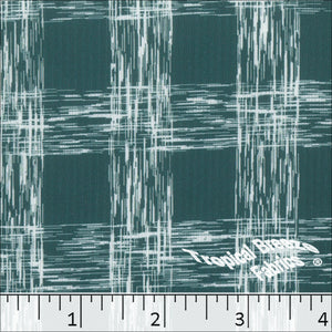 jade, Mini Rib Print Polyester Fabric 32953