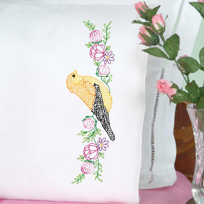 Finch Perle Edge Pillowcases 1600-949