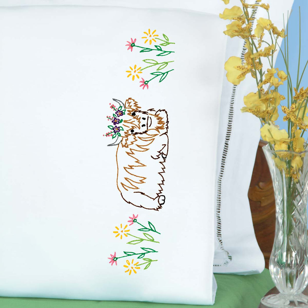 Highland Cow Pillowcases 20 x 30 in. 1600-973