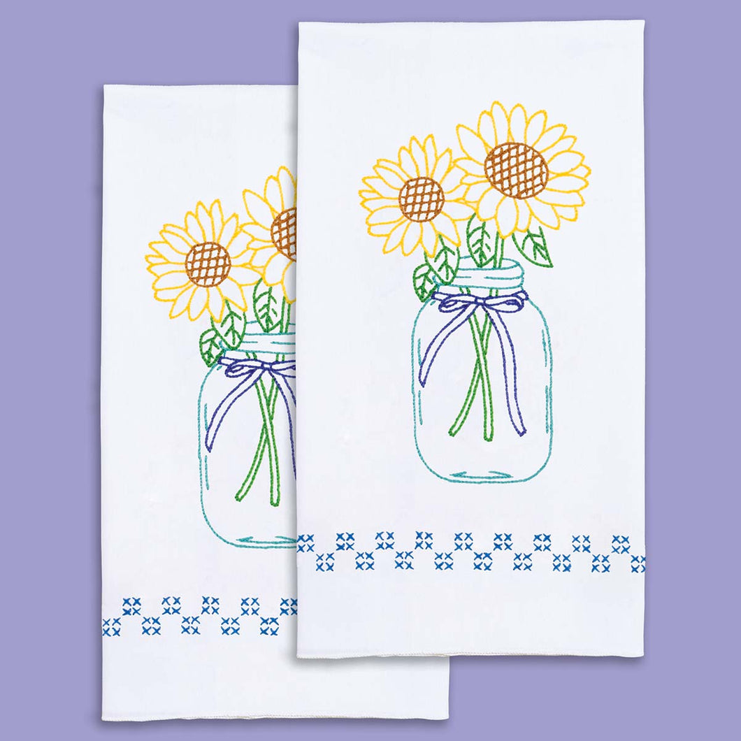 Sunflowers Decorative Hand Towels 320-716