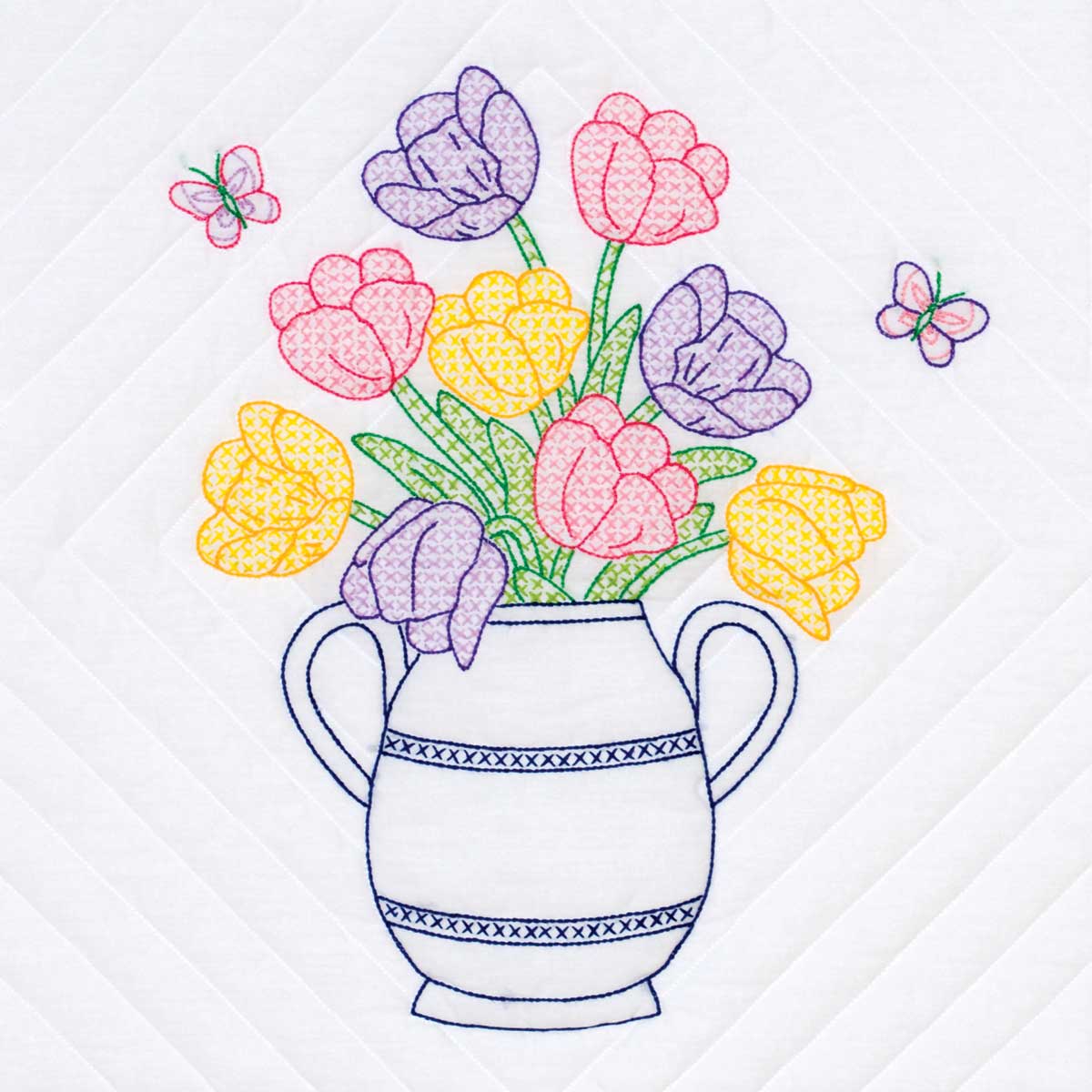 Store　Good's　Beautiful　732-684　Blooms　Dempsey　Quilt　–　Blocks　Online　Jack　Art　Needle　18-Inch