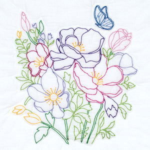 Wildflowers 18 in. Quilt Blocks 732-838 A