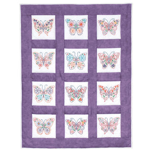 Butterflies 9-Inch Theme Quilt Blocks 737-729