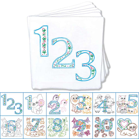 My Numbers 1,2,3 Cloth Nursery Book 845-869