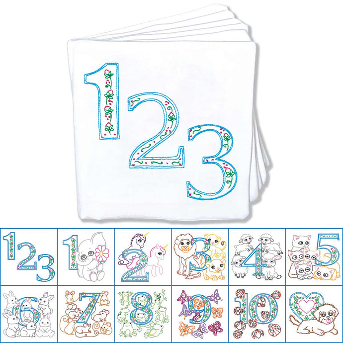 My Numbers 1,2,3 Cloth Nursery Book 845-869