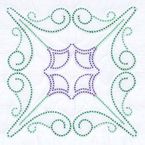 Cross-Stitch Design 18 in. Quilt Blocks 732-976 A