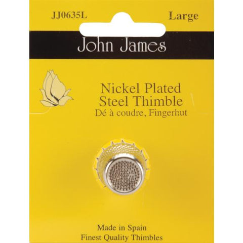Quilter's Top Nickle Plated Thimble JJ0635L