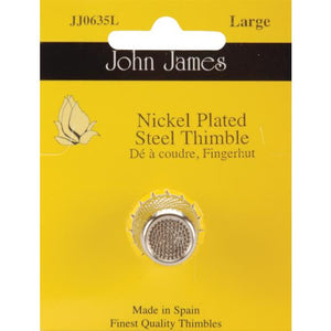 Quilter's Top Nickle Plated Thimble JJ0635L