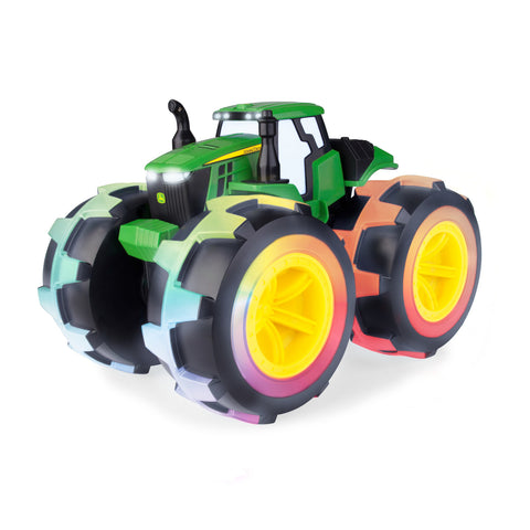 John Deere monster truck tractor light-up tires